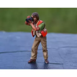 LE MANS miniatures Figurine Journaliste et photographe