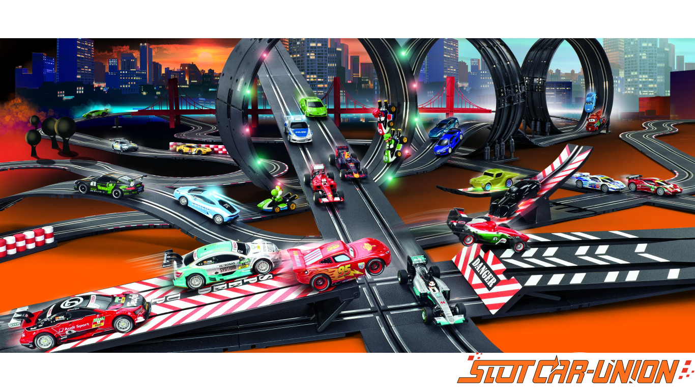 CARRERA GO !!! Mario Kart Track Slot Car Racing Official Nintendo
