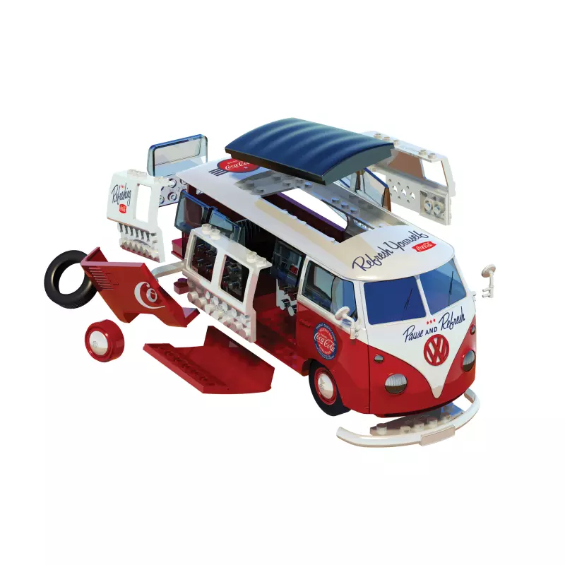 Airfix QUICKBUILD Coca-Cola VW Camper Van