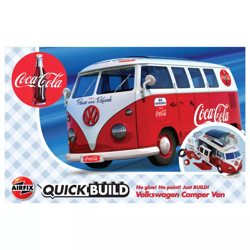 Airfix QUICKBUILD Coca-Cola VW Camper Van