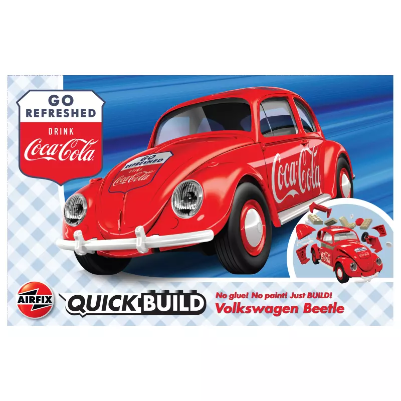  Airfix QUICKBUILD Coca-Cola VW Beetle