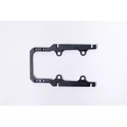 BRM S-407M MINI aluminum anodized BLACK body plate