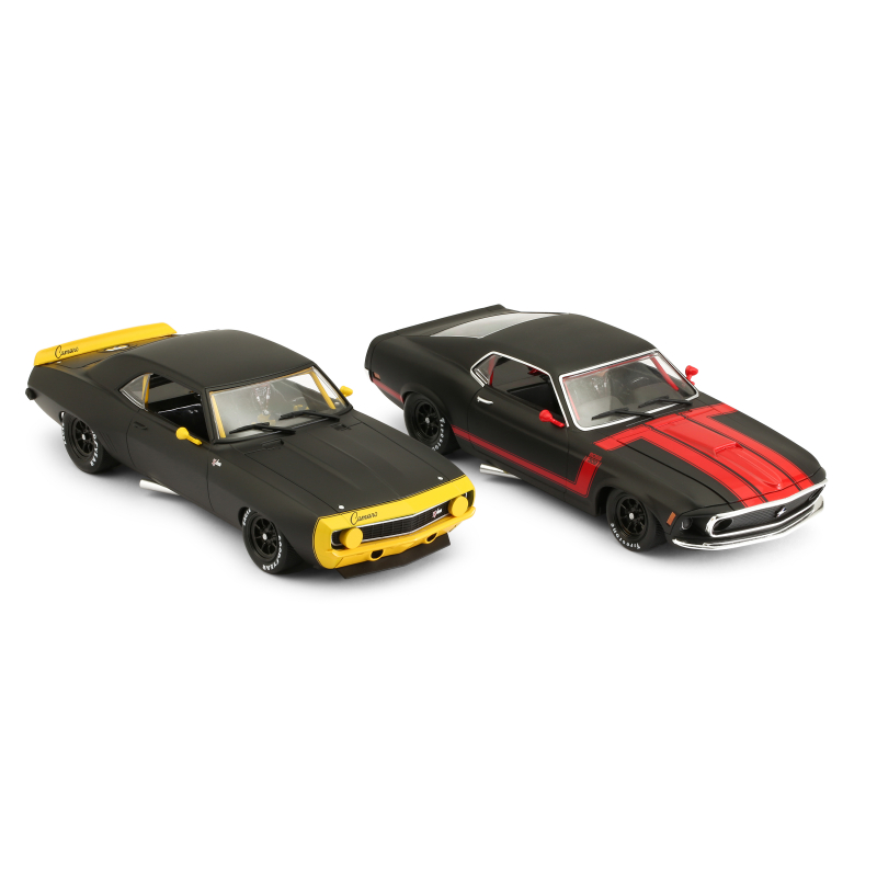                                     BRM Mustang Boss 302 / Camaro Z28 1969 – Special BRM Black Edition Twin Pack Box
