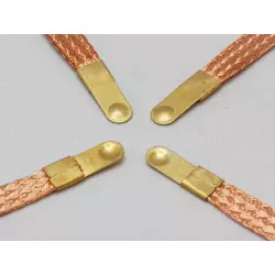 BRM S-025SB Contact braids for wood tracks set (FAST-IN) x100