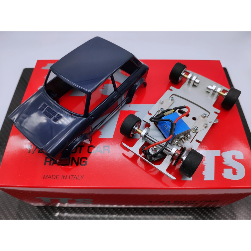                                     TTS A112 Abarth Full Blue Kit - preassembled chassis
