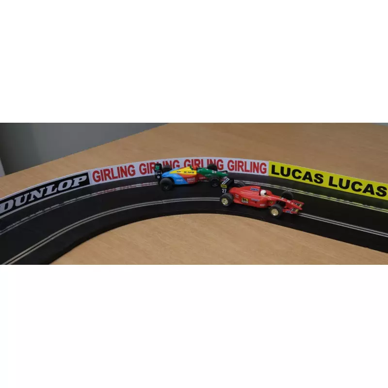 Slot Track Scenics Classic Advert Boards 4 (P) (Plastic clips)