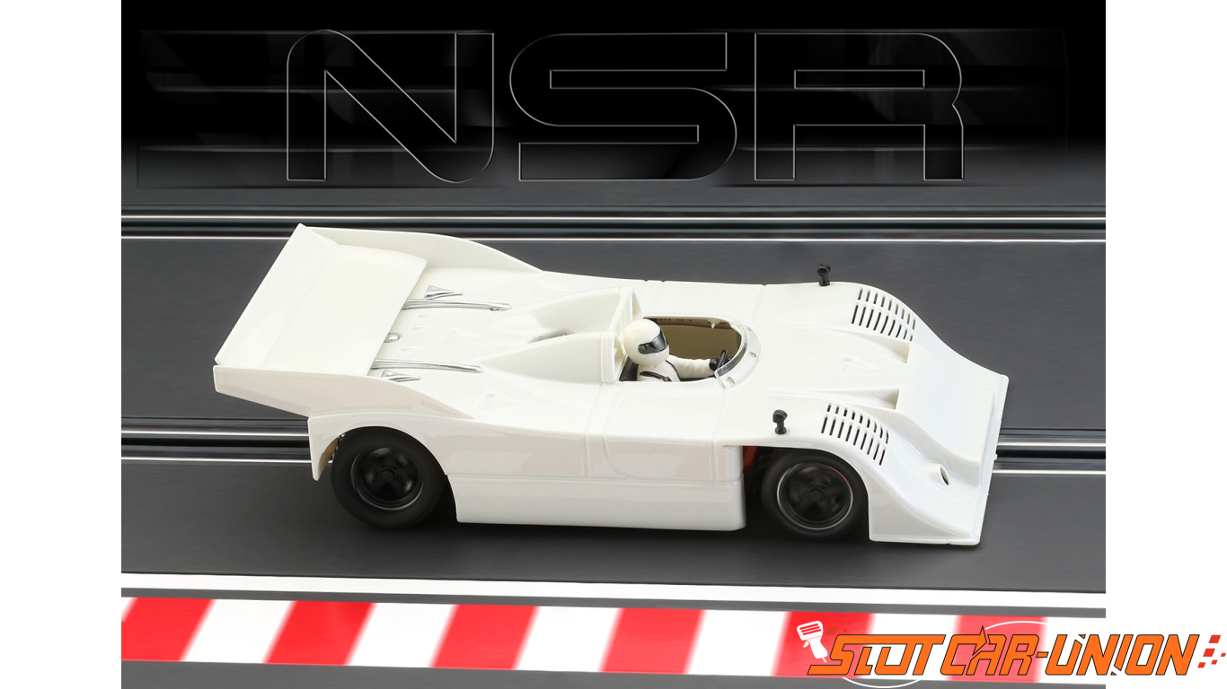 NSR 0175SW Porsche 917/10K Test Car White analog 1:32 slot car 