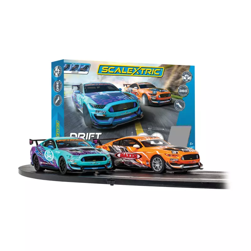  Scalextric C1421 Drift 360 Race Set