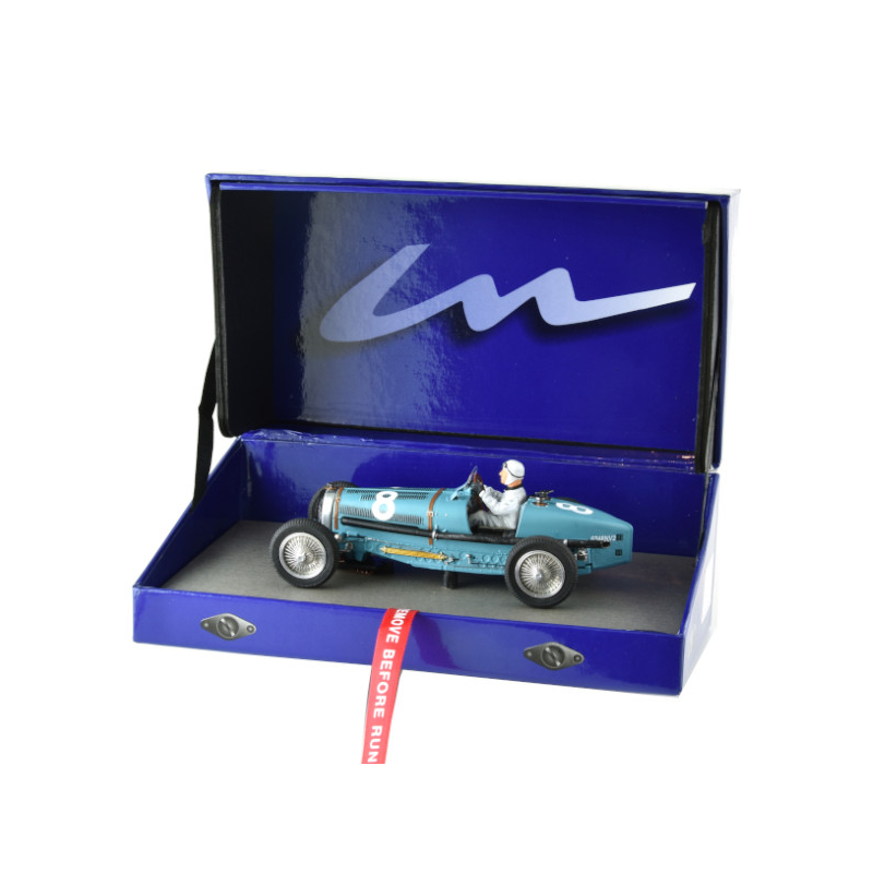                                     LE MANS miniatures Bugatti type 59 n°8 bleu ciel