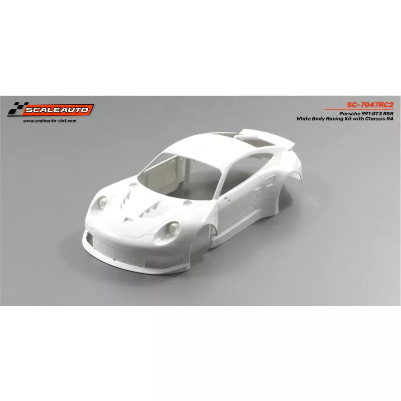 Scaleauto SC-7047RC Porsche 991 GT3 White Racing Kit