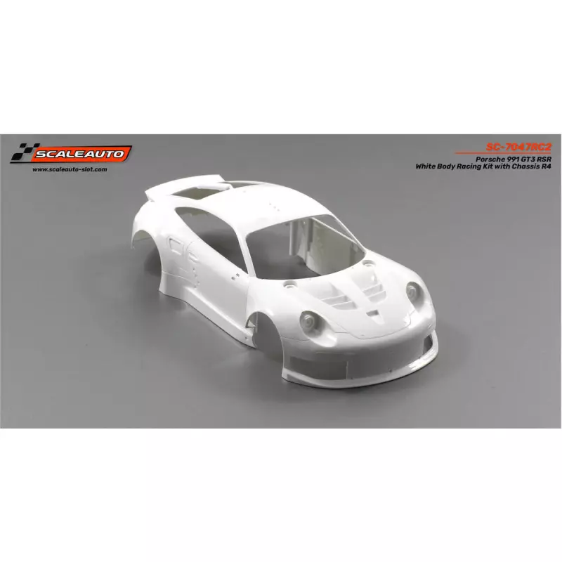 Scaleauto SC-7047RC Porsche 991 GT3 White Racing Kit