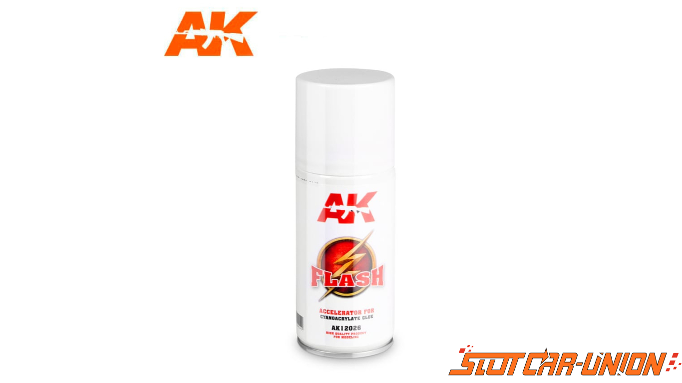 AK Interactive AK12026 Flash - Accélérateur pour Colle Cyanoacrylate - Slot  Car-Union