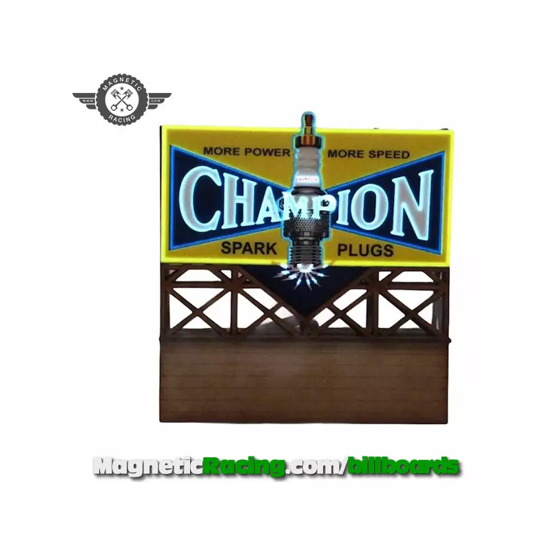  Magnetic Racing 026 Champion Billboard FLASHING