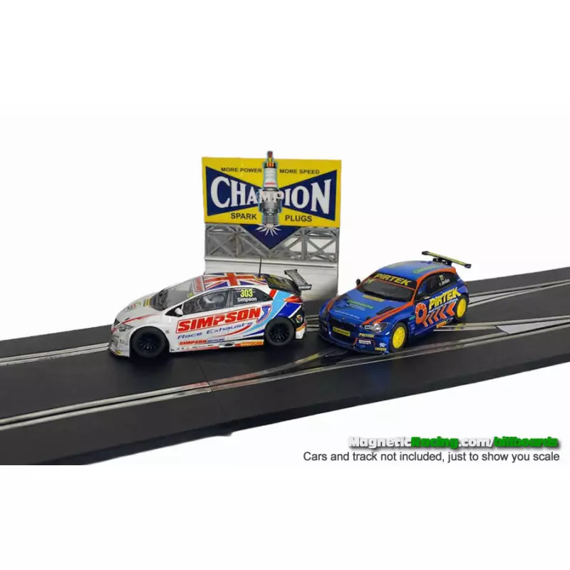 Magnetic Racing 026 Champion Billboard FLASHING