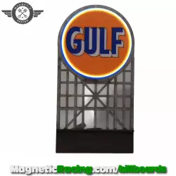 Magnetic Racing 027 Panneau Gulf CLIGNOTANT