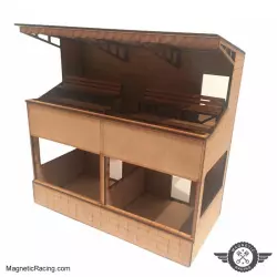Magnetic Racing 005d Bâtiment à deux étages