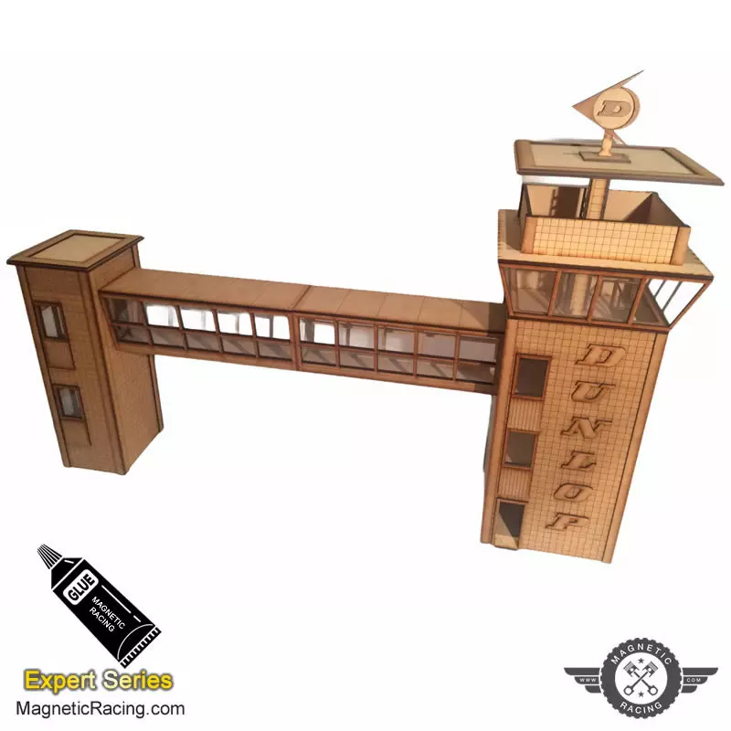 Magnetic Racing 006 Control Tower and Crosswalk