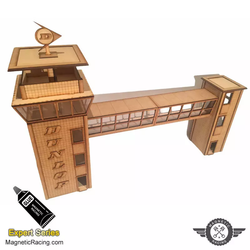 Magnetic Racing 006 Control Tower and Crosswalk