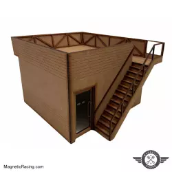 Magnetic Racing 022s Modern Pit Building (Single Storey)