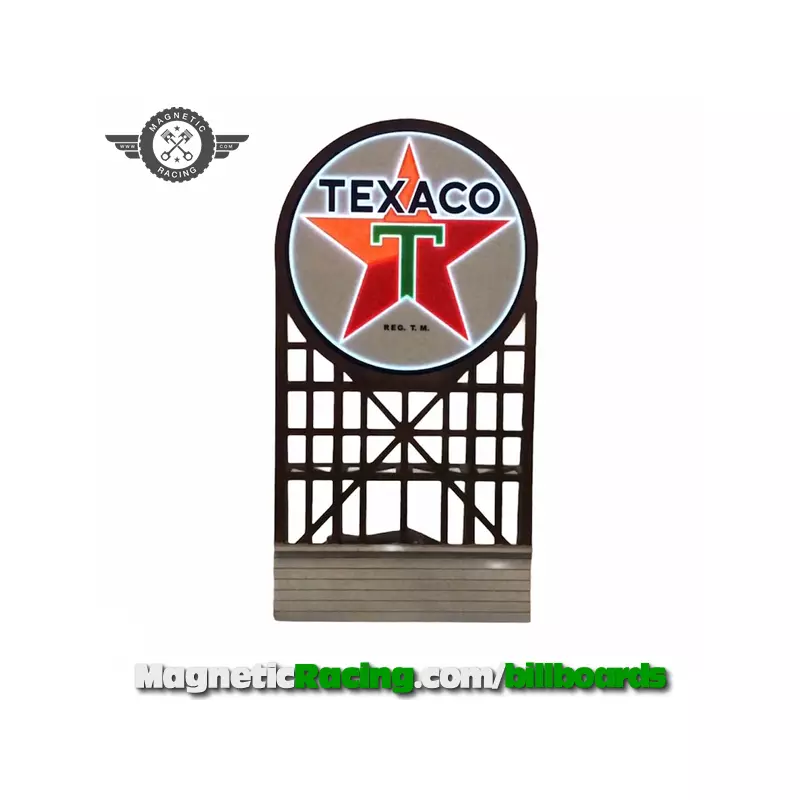 Magnetic Racing 028 Panneau Texaco CLIGNOTANT