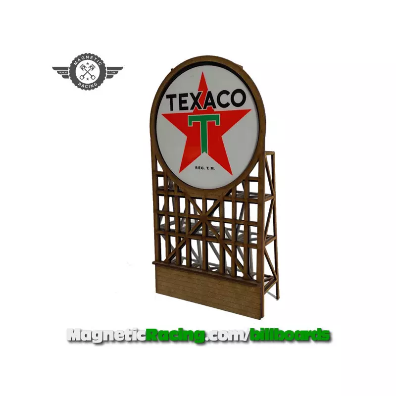 Magnetic Racing 028 Texaco Billboard FLASHING