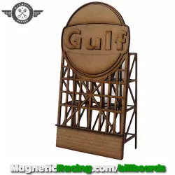Magnetic Racing BILL001 Gulf Billboard KIT (unpainted/painted)