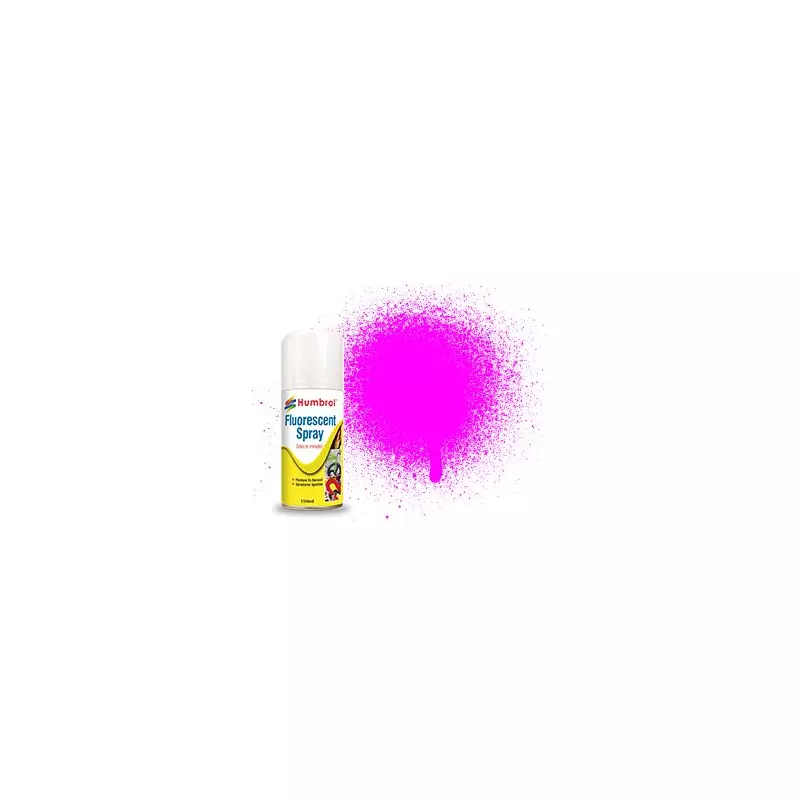Humbrol AD6202 Rose Fluorescent - 150ml Peinture en Bombe Acrylique