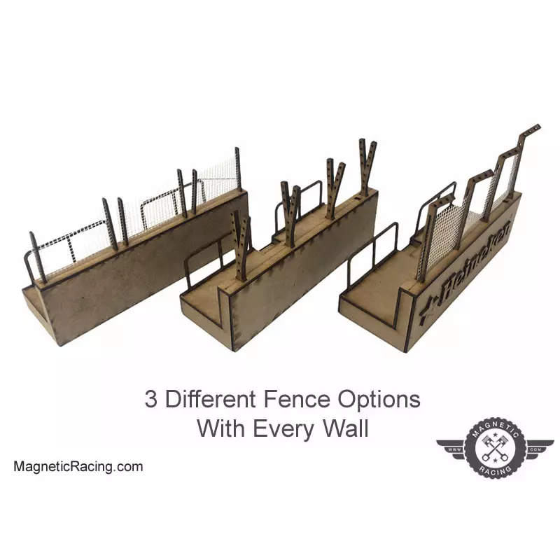 Magnetic Racing 037s Standard Pit Walls (Pair)