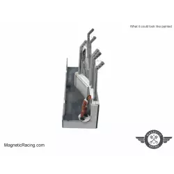 Magnetic Racing 037m Pit Wall with Marshal Access