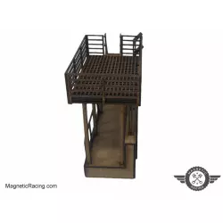 Magnetic Racing 037p Pit Wall with Platform