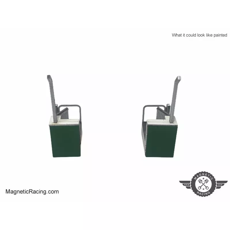 Magnetic Racing 037e Pit Walls Ends (Pair)