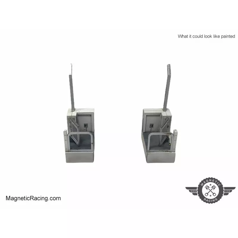 Magnetic Racing 037e Pit Walls Ends (Pair)