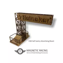 Magnetic Racing 038 Panneau publicitaire Demi-Portique