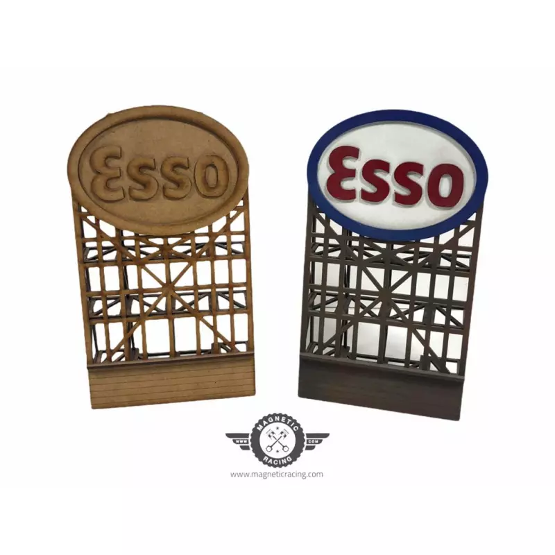 Magnetic Racing BILL003 Esso Billboard KIT (unpainted/painted)