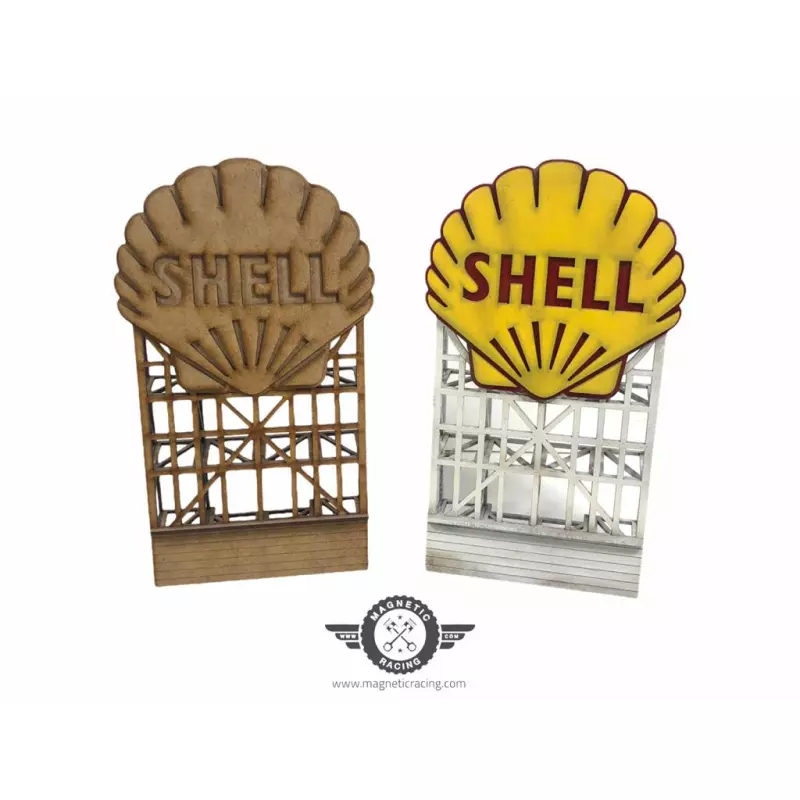 Magnetic Racing BILL004 Shell 1955 Billboard KIT (unpainted/painted)