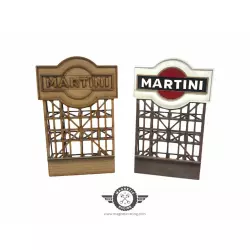 Magnetic Racing BILL006 Martini Billboard KIT (unpainted/painted)