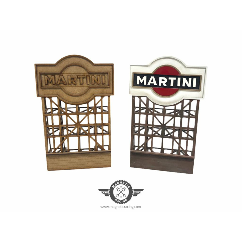                                     Magnetic Racing BILL006 Martini Billboard KIT (unpainted/painted)