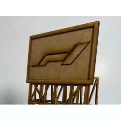 Magnetic Racing BILL008 F1 Modern Billboard KIT (unpainted/painted)