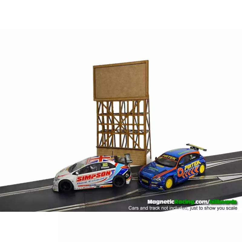 Magnetic Racing BILL011 Plain (Large) Billboard KIT (unpainted/painted)