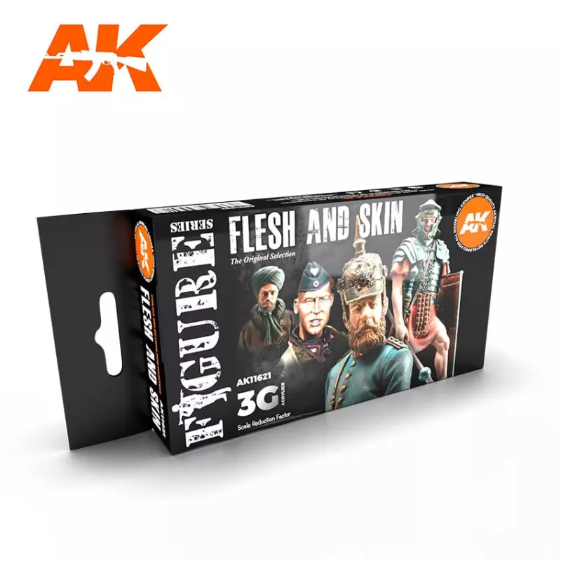  AK Interactive AK11621 Flesh and Skin Colors (The Original Selection)