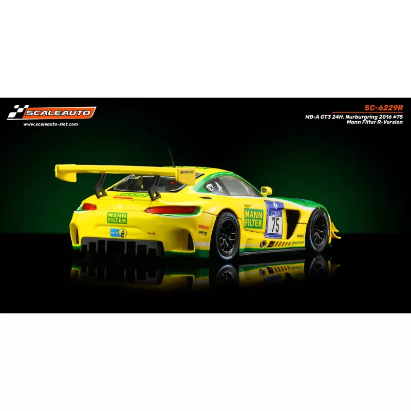 Scaleauto SC-6229R MB-A GT3 24H. Nurburgring 2016 n.75 Mann Filter R-Version