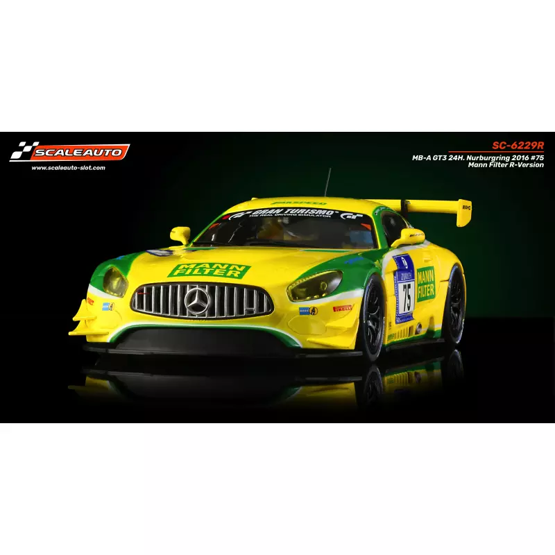 Scaleauto SC-6229R MB-A GT3 24H. Nurburgring 2016 n.75 Mann Filter R-Version