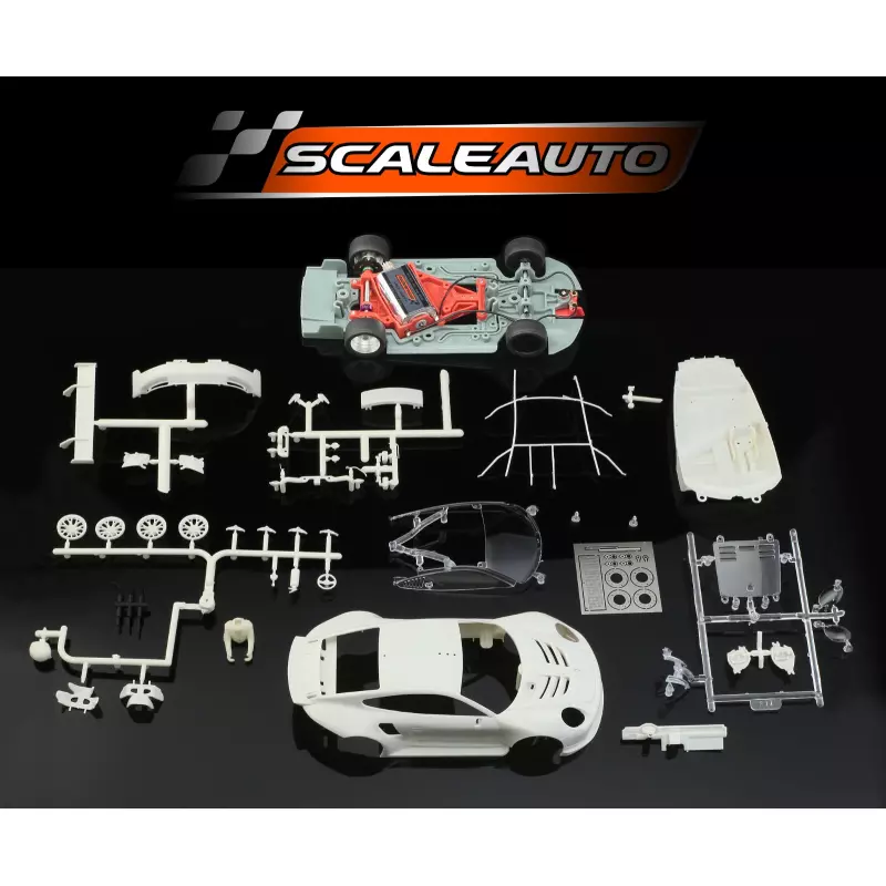  Scaleauto SC-6242 Porsche 911 (991.2) GT3 RSR White Racing Kit