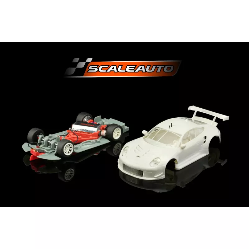 Scaleauto SC-6242 Porsche 911 (991.2) GT3 RSR White Racing Kit