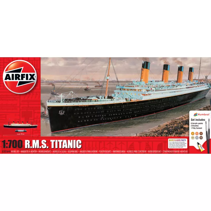  Airfix Coffret de Départ Moyen R.M.S. Titanic 1:700