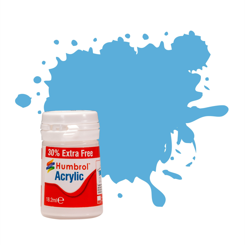                                     Humbrol AB0047 No. 47 Bleu Mer Brillant - 14ml Peinture Acrylique