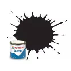 Humbrol AA0360 No. 33 Black Matt - 14ml Enamel Paint