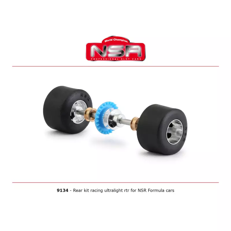  NSR 9134 3/32 Rear kit racing ultralight RTR - Ø 13mm wheels