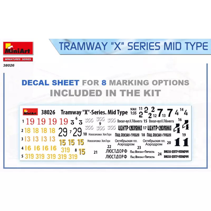 MiniArt 38026 Tramway "X" Series Mid Type