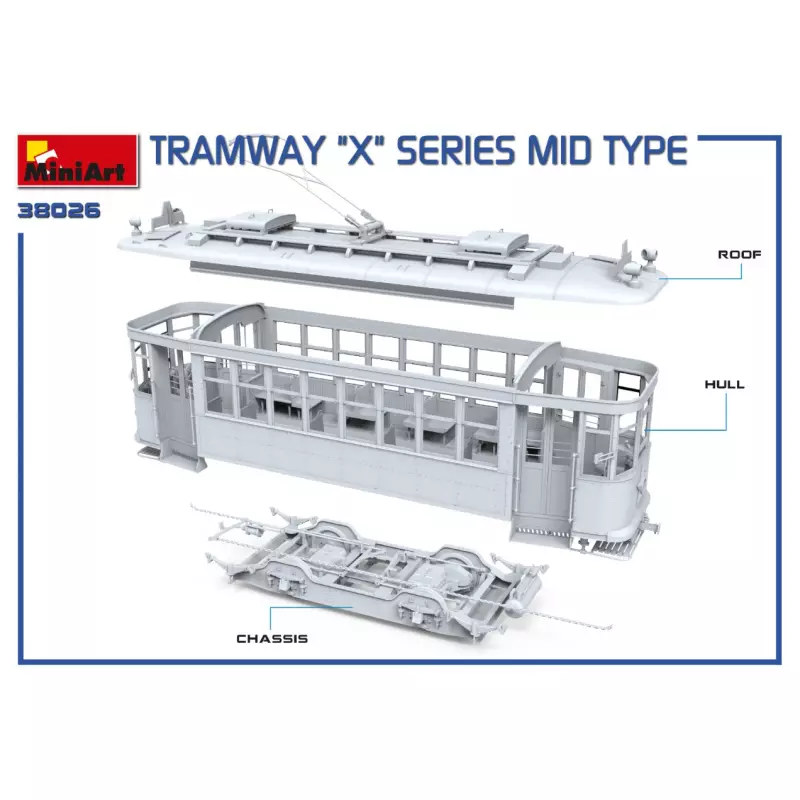 MiniArt 38026 Tramway "X" Series Mid Type